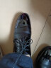 北欧图（BEIOUTU）商务正装皮鞋男士亮皮时尚舒适耐磨软面鞋子男 6708 黑色 41  实拍图
