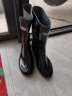 回力雨鞋女时尚户外下雨天防水雨靴水鞋耐磨胶鞋6813墨绿高筒39 实拍图