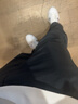 啄木鸟（TUCANO）休闲裤男冬季加绒保暖宽松时尚运动直筒长裤子男 灰色【加绒】XL 实拍图