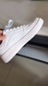李宁板鞋男鞋运动鞋子男秋季皮面小白鞋潮流男鞋防泼水空军休闲鞋 标准白 41 实拍图
