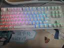 GANSS 3104TPro/3087TPro/3108TPro客制化机械键盘104键高斯三模RGB无线键盘蓝牙有线插拔办公游戏键盘 3087TPro白色【侧刻下灯位三模RGB】 KTT风信紫轴（厂润 实拍图