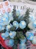 馨长存鲜花速递碎冰蓝玫瑰花束送女友生日礼物全国同城配送 绣球玫瑰蝴蝶兰混搭花束 实拍图