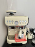 雪特朗（STELANG） 意式半自动咖啡机家用磨豆机奶泡机研磨一体 白色压力显示 米白色【压力显示】 晒单实拍图