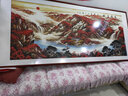 迅典国画山水画鸿运当头挂画客厅装饰画办公室字画风水画沙发背景墙画 A款【鸿运当头】 实木带框275*120CM(有机画膜） 实拍图