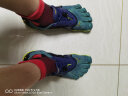 Vibram公路跑步五指鞋男 户外晨跑健身运动鞋透气耐磨跑步鞋 V-RUN 北海蓝/海军蓝 41 实拍图