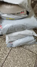 百舸（BAIGE）一次性头套帽子  厨房食品级防尘条形帽无纺布加厚透气   白色双筋 500只 实拍图