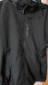 NASA LIKE官方潮牌冲锋衣男女可脱卸帽防水夹克美式黑武士情侣装外套登山服 男-黑色 XL 晒单实拍图