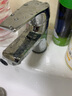 明哲铜面盆单孔台盆洗手盆水龙头卫生间冷热混水阀洗脸盆水龙头冷暖 面盆龙头MZ7518【送60cm进水管】 实拍图