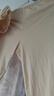 浪莎睡衣女夏季纯棉短袖长裤两件套装可爱大码薄款家居服 纯棉雅杏色 实拍图