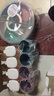 茶花调味盒欧式塑料调味罐套装调料盒厨房用品盐罐瓶 四组装(透明粉) 实拍图