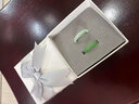 戚小米青梅绿茶戒指女扳指戒指素圈食指戒玉色素圈食指环送女友生日礼物 两只装 实拍图