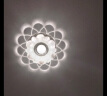 爱沐森（AIMUSEN）走廊灯过道灯现代简约欧式暗装创意进门厅入户筒灯水晶玄关灯 5瓦暖光+暖光 暗装开孔5-10厘米 实拍图