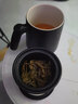 参拾忆茶杯茶水分离泡茶公道杯会议办公杯商务礼品伴手礼盒节假日礼物 千里江山陶瓷茶杯【黑手绘远山】 实拍图