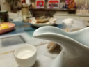 九楼阁 景德镇青瓷白酒 清酒分酒器酒具套装小酒盅一壶8杯 六角款--粉青 250ml 1壶8杯 泡沫安全包装 实拍图