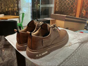 公牛世家男鞋秋季新款英伦男士商务休闲皮鞋户外复古工装鞋子低帮马丁鞋靴 棕色【四季款单鞋】GN123101352 41 (标准运动码) 实拍图