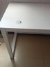 福红龙【现货秒发】电脑桌台式家用现代简约写字桌办公学习简易书桌 暖白色+白架 长120*宽60*高73 实拍图