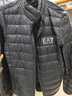 阿玛尼（ARMANI）奢侈品男装男装男士羽绒服轻薄保暖可收纳 10424黑色 M 实拍图