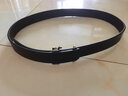 Conil Kirton皮带男士青年自动内扣腰带休闲真牛皮裤带生日礼物送老公男友父亲 百搭款黑色 110cm （130-150斤） 实拍图