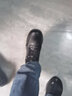 厨王防滑防水防油皮鞋厨师鞋男士休闲鞋厨房专用工作鞋黑色劳保鞋春季 黑色标准款（防滑防水） 40 实拍图