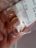 菜百首饰 黄金戒指 足金唯愿此生有你情侣款  对戒 活圈戒指 单只 计价 HJ 足金戒指 约7.50g 实拍图