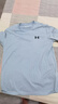 安德玛（Under Armour）t恤男 秋季新款UA Tech弹力健身衣训练透气跑步运动短袖 白色【透气·干爽】 Tech吸湿速干面料 M 【170】 体重110~130斤左右 实拍图