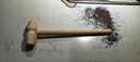 英绅宝桌面摆件木质小木锤迷你儿童平头木槌玩具小锤子创意diy抓周木凿 桦木平头锤 实拍图