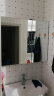 乾箭（QIANJIAN） 圆角弧度烤漆镜柜浴室柜组合简约卫生间镜子带置物架柜挂墙式 80厘米不带灯 实拍图