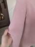三针中老年保暖内衣女棉质中领老人秋衣秋裤男士套装冬季打底棉毛衫 藕色【女中领】 2XL 实拍图