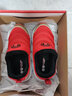 巴布豆（BOBDOG）毛毛虫童鞋秋冬季男童软底休闲鞋儿童运动鞋女 红/浅金（二棉） 29 适合脚长17.8cm 实拍图