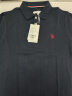 U.S. POLO ASSN.polo衫男翻领秋季棉商务休闲长袖上衣t恤C141105030 藏蓝色 M  实拍图