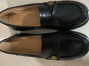 森达乐福鞋女鞋春秋新款商场同款通勤一脚蹬小皮鞋XCA01CA4 经典款-黑色 39 实拍图
