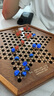 御圣 跳棋玻璃珠跳跳棋大号儿童益智早教启蒙游戏棋成人学生儿童礼物 六角形跳棋盘+【玻璃珠套装】 实拍图