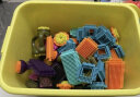 纽奇 儿童积木玩具感统软鬃毛积木拼插108件套桶装趣味拼插软胶质玩具 实拍图