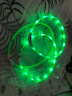 楚克奇（CHUKCHI）宠物狗项圈发光USB充电式LED电子项圈狗狗夜光脖圈中型颈圈防丢器 绿色 L码周长约70CM 实拍图