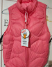 鸭鸭（YAYA）儿童羽绒马甲男女童背心秋冬季中大童装轻薄青少年学生外套WJ 桃红色 160 实拍图