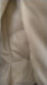 三彩2023冬季新款香风丝绒棉服圆领轻薄棉衣短款优雅气质女 奶白 170/92A/XL 晒单实拍图