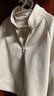 班尼路外套女开衫卫衣女装秋冬季新款潮流宽松上衣服休闲运动夹克2026年 灰绿-纯色 L 实拍图