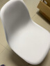 华恺之星 椅子家用餐椅伊姆斯休闲椅简约化妆椅洽谈椅靠背椅子HKY02白色 实拍图