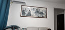 良品大师流水生财山水画办公室挂画中式客厅装饰画靠山图茶室字画风景壁画 八骏图A1 48*118cm宣纸+红木色框（偏小） 实拍图