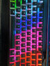 双飞燕（A4TECH）B975P 机械键盘有线电脑办公高端电竞游戏键盘 血手幽灵三代光轴 带手托 PBT键帽 布丁黑 实拍图