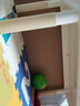 育才儿童桌椅花生桌可升降涂鸦幼儿园学习画画桌宝宝积木玩具游戏桌椅 小黄蜂长方桌120X60CM 单桌 实拍图
