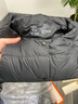 无印良品 MUJI 女式 便携式 无领 羽绒背心BDC30C2A舒适轻薄保暖蓬松马甲  黑色 XL 实拍图