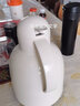 物生物（RELEA）保温壶家用大容量热水壶数显热水瓶开水瓶暖水壶水瓶企业团购定制 奶芙白1.5L 实拍图