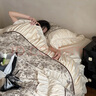 木鱼笙笙A类法式公主风~纯棉全棉四件套床单被套高级感荷叶边中古风床品 米兰-纯棉 1.8/2.0m床单款-被套220x240cm 实拍图