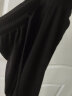 真维斯女装休闲冰丝裤束脚抽绳时尚垂感弹力夏季新款长裤子JRP A款 JR-32-251001-黑8010 160/84A/S 实拍图