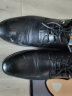 宜驰（EGCHI）皮鞋男士商务休闲正装英伦耐磨舒适通勤鞋子男 1618-G 黑色 38 实拍图