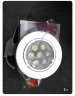 简旭 led射灯嵌入式筒灯开孔天花灯家用商用店铺展厅可调角度牛眼灯 7W暖光（开孔8.5-9.5CM） 实拍图