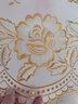 迪雅芝欧式桌布防水免手洗用PVC餐桌茶几长方形烫金塑料台布 长方形烫金玫瑰花语137宽*200长 实拍图