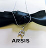 Arsis简约字母吊坠项链女S925银锁骨链送女友生日礼物 字母R 实拍图