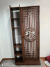 柒妖捌美家 QY BA MEI JIA中式屏风隔断玄关置物架书架装饰柜简约现代可移动木质多层板座屏 高200长90宽30 实拍图